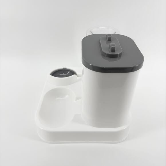 Small Cat Feeding Station with Food & Water Dispenser - Easy Clean Pet Feeder - Picture 5 of 8